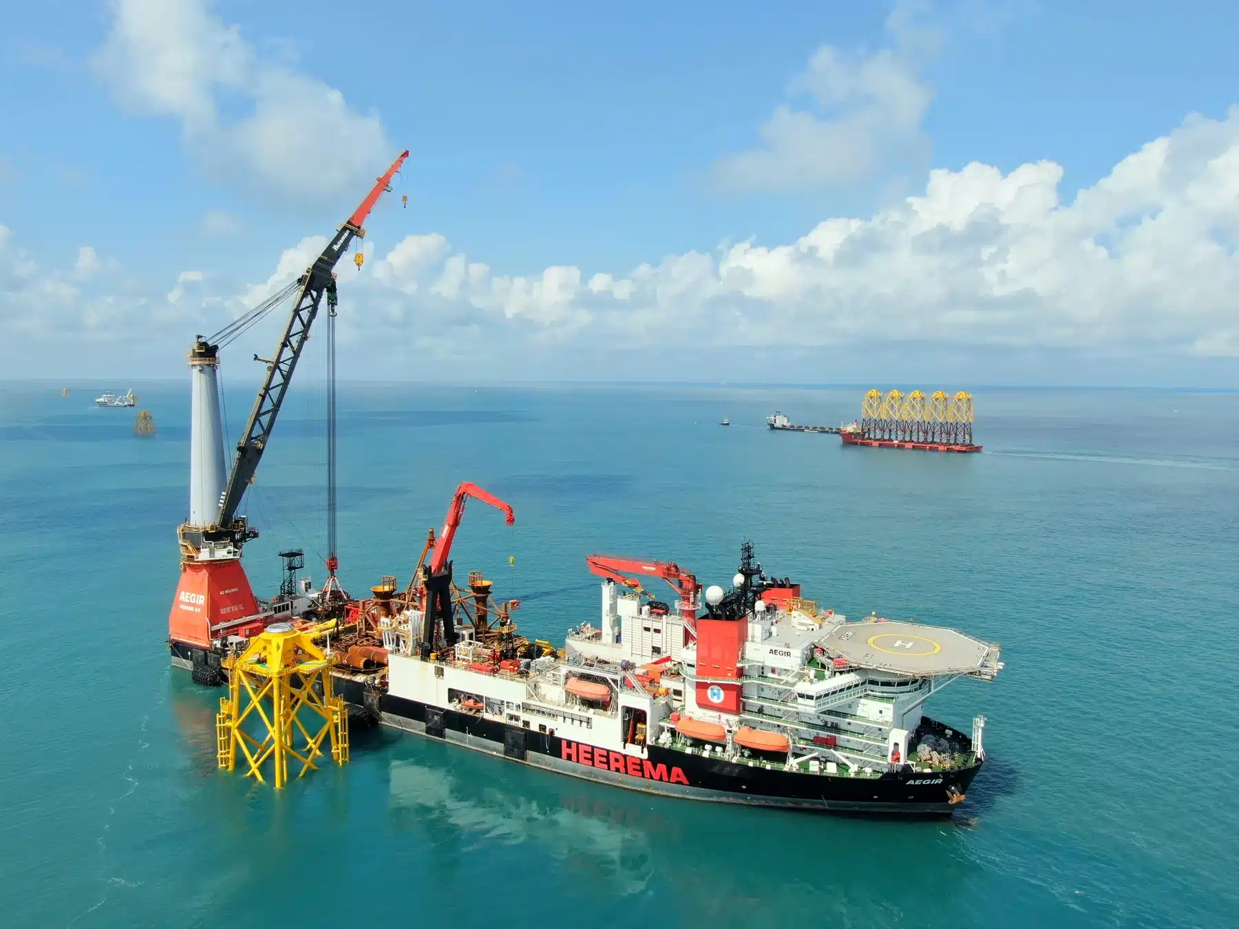 Offshore Construction Begins at Greater Changhua 2B – SW & 4 – NW